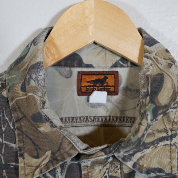 Irish Setter Camo Button Down - Picture 2 of 4